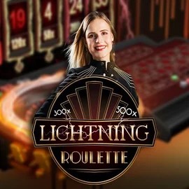Lightning Roulette by Evolution, showcased at malinascasino.org – game logo