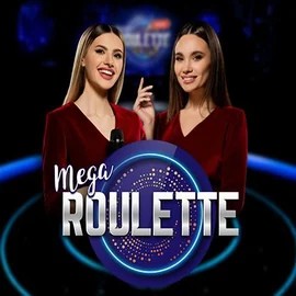 Official Live Casino logo: Mega Roulette by Pragmatic Play at Malina Casino