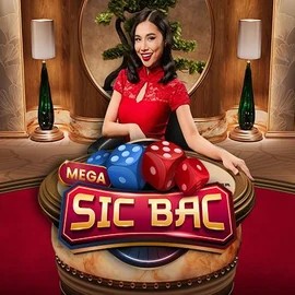 Mega Sic Bac online game logo by Pragmatic Play on malinascasino.org