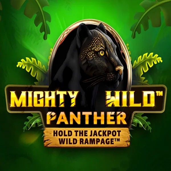 Mighty Wild Panther slot logo by Wazdan at Malina Casino