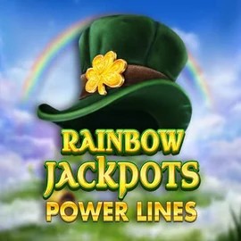 Rainbow Jackpots Power Lines logo by Red Tiger Gaming Malina Casino
