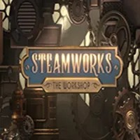 Steamworks The Workshop logo – Slots by Peter & Sons at Malina Casino
